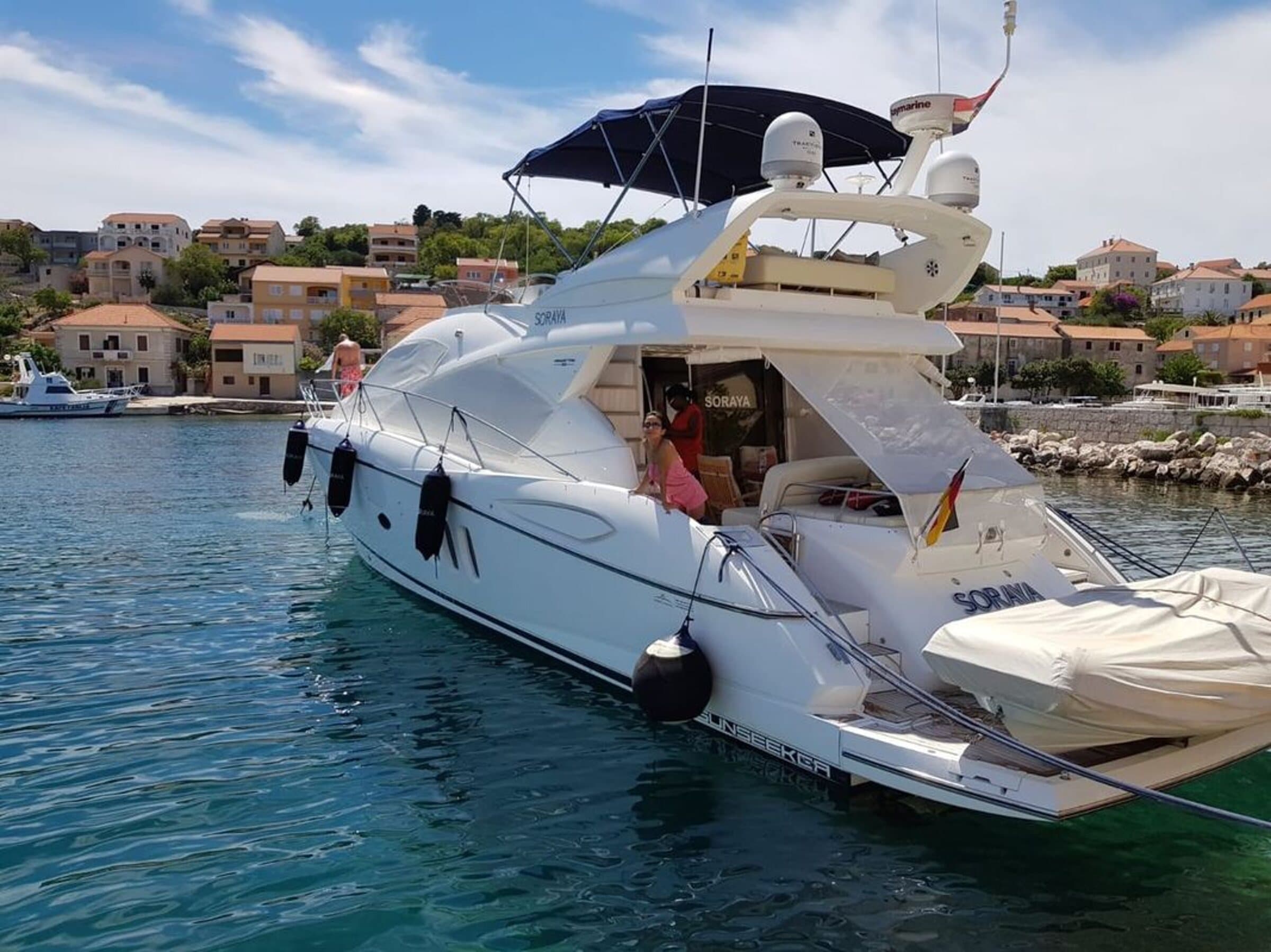 Sunseeker Manhattan 52 Soraya in der kroatischen Adria